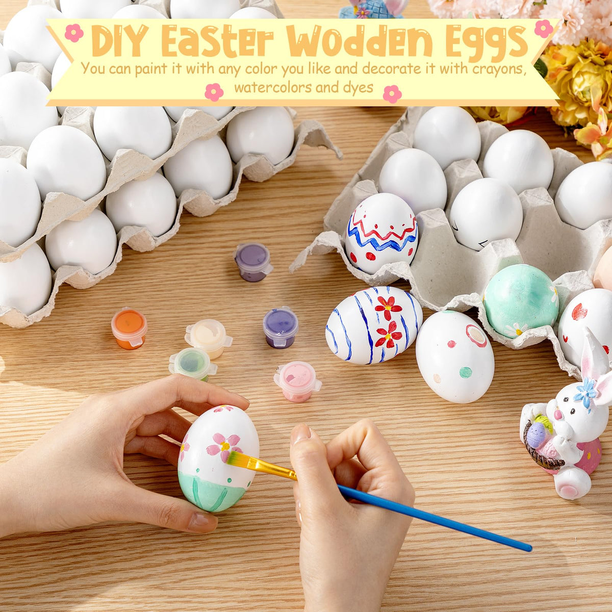 Beeveer Easter eggs for decorating, versatile props for crafts and party décor.