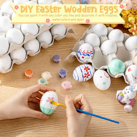 Beeveer Easter eggs for decorating, versatile props for crafts and party décor.