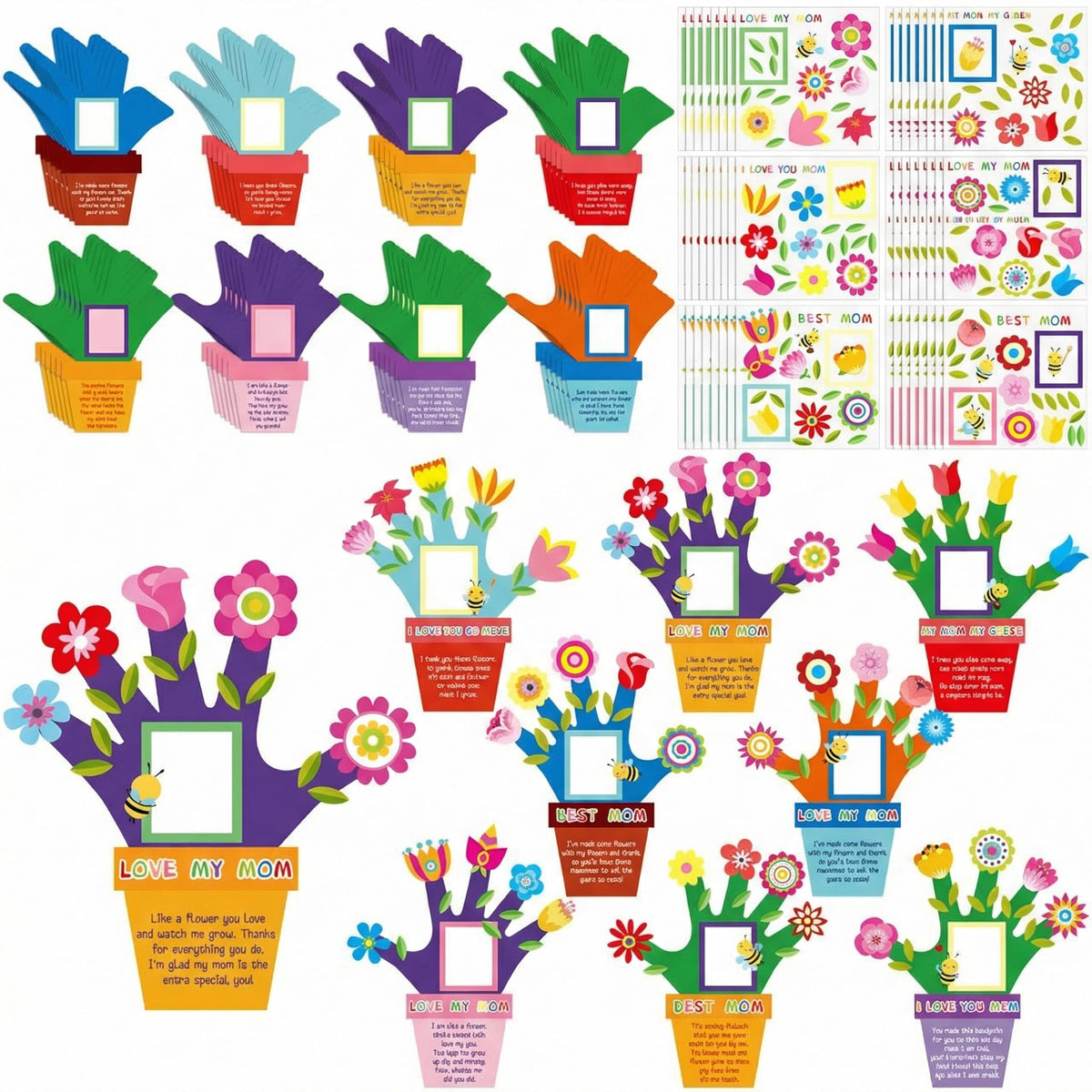 Beeveer Mother's Day hand picture frame kit ready for easy assembly and treasured keepsakes.