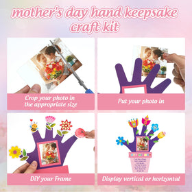Beeveer safe cardboard material ensures sturdy frames for display.
