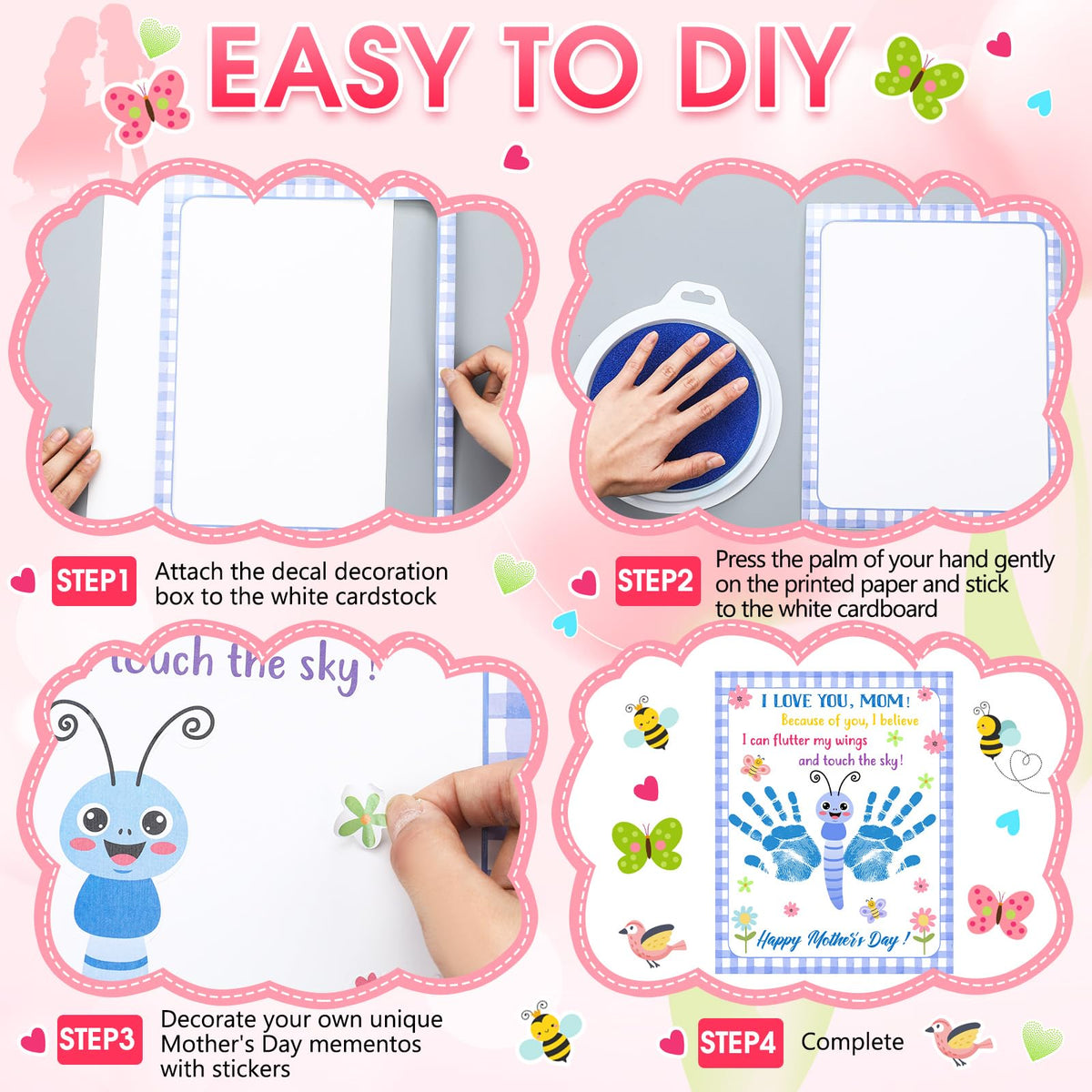 Beeveer stamps included for personalized embellishments and craft variety