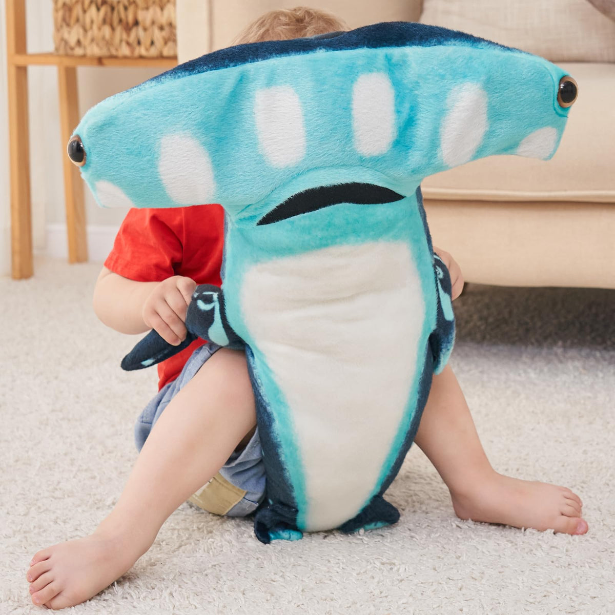 Beeyybuy hammerhead embroidery details closeup for realistic look