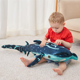 Beeyybuy hammerhead non-toxic materials provide safe, kid-friendly plush