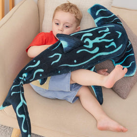 Beeyybuy hammerhead ultra-soft plush fabric conveys cozy cuddle appeal