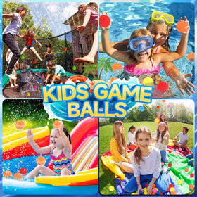 BEFANS durable PP cotton water balls for repeated play