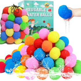 BEFANS 90-color reusable water balls ready for pool play and summer fun
