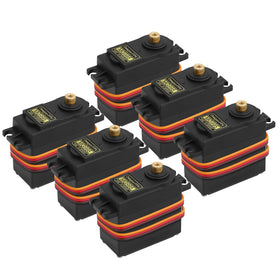 Beffkkip MG995 servo assembly showing compact 55g unit for precise RC control