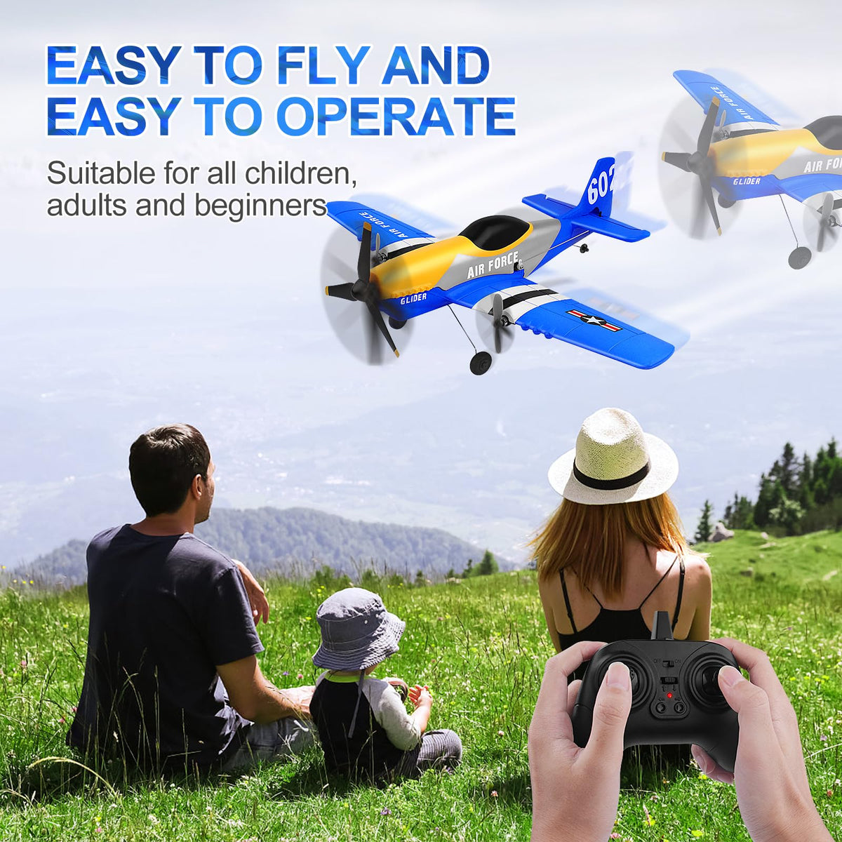 Beffkkip gyro stabilization system emphasizes six Xpilot gyros for smooth flight.