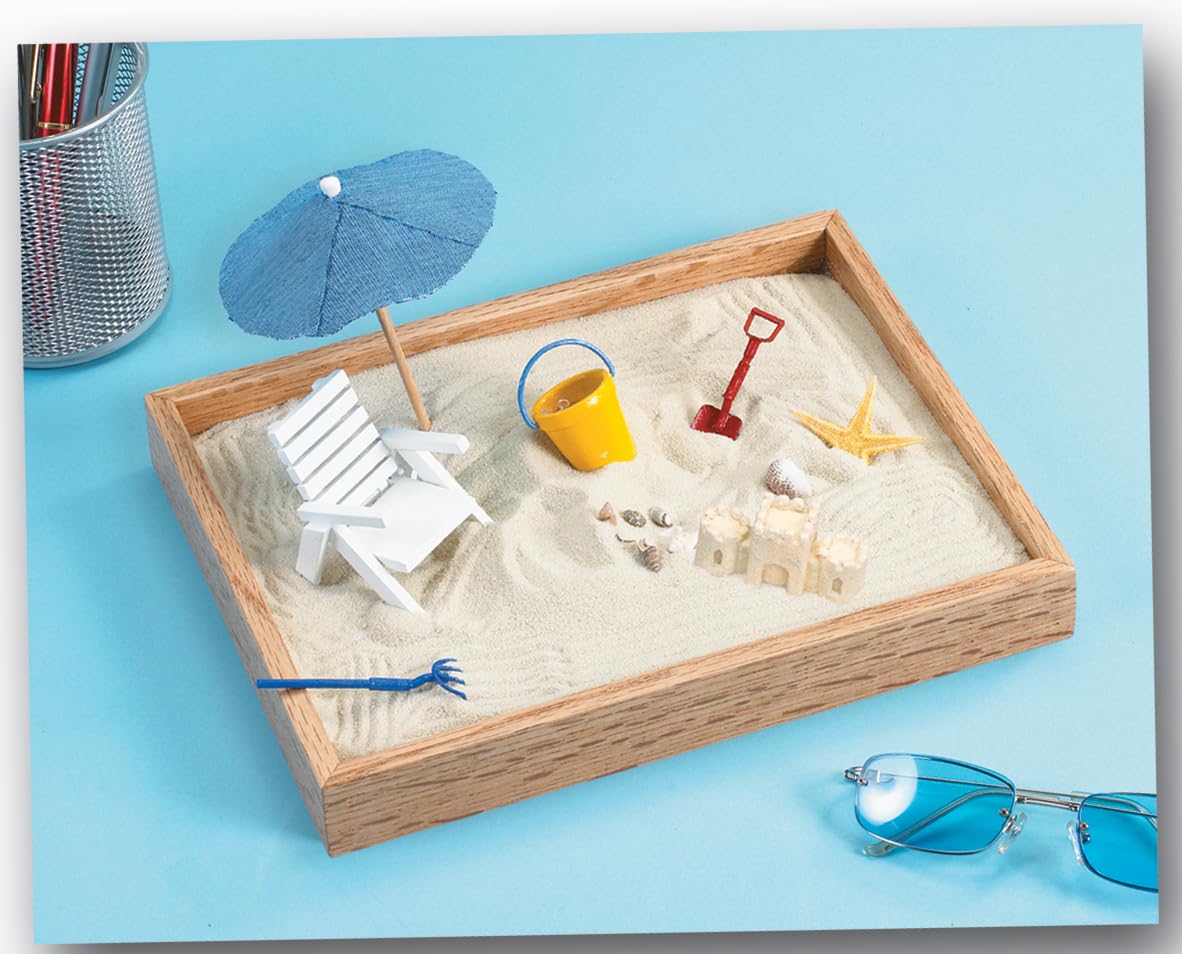 Be Good Company Executive Sandbox wooden 8x10 sandbox on desk