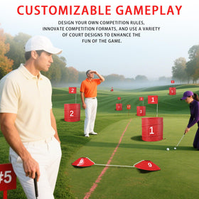 Behonor backyard golf set storage bag keeps everything organized