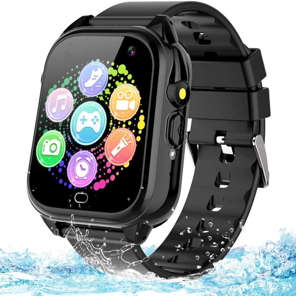 BEIARA waterproof kids smartwatch front view for durable daily use