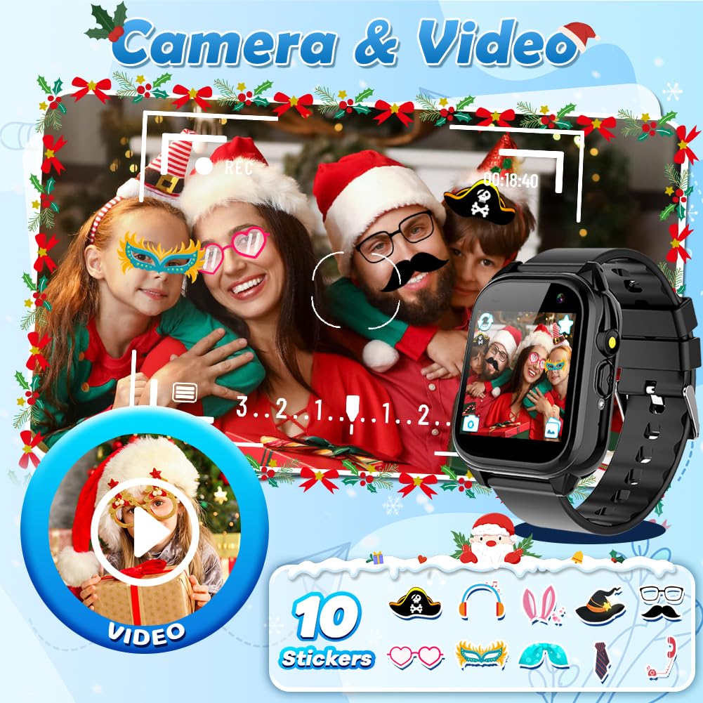 BEIARA kids smartwatch music player with on-device tunes