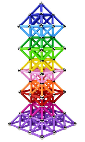 Beicarin magnetic building sticks set for creative play and learning