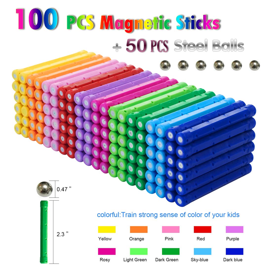 Beicarin steel balls for 3D construction and geometry exploration