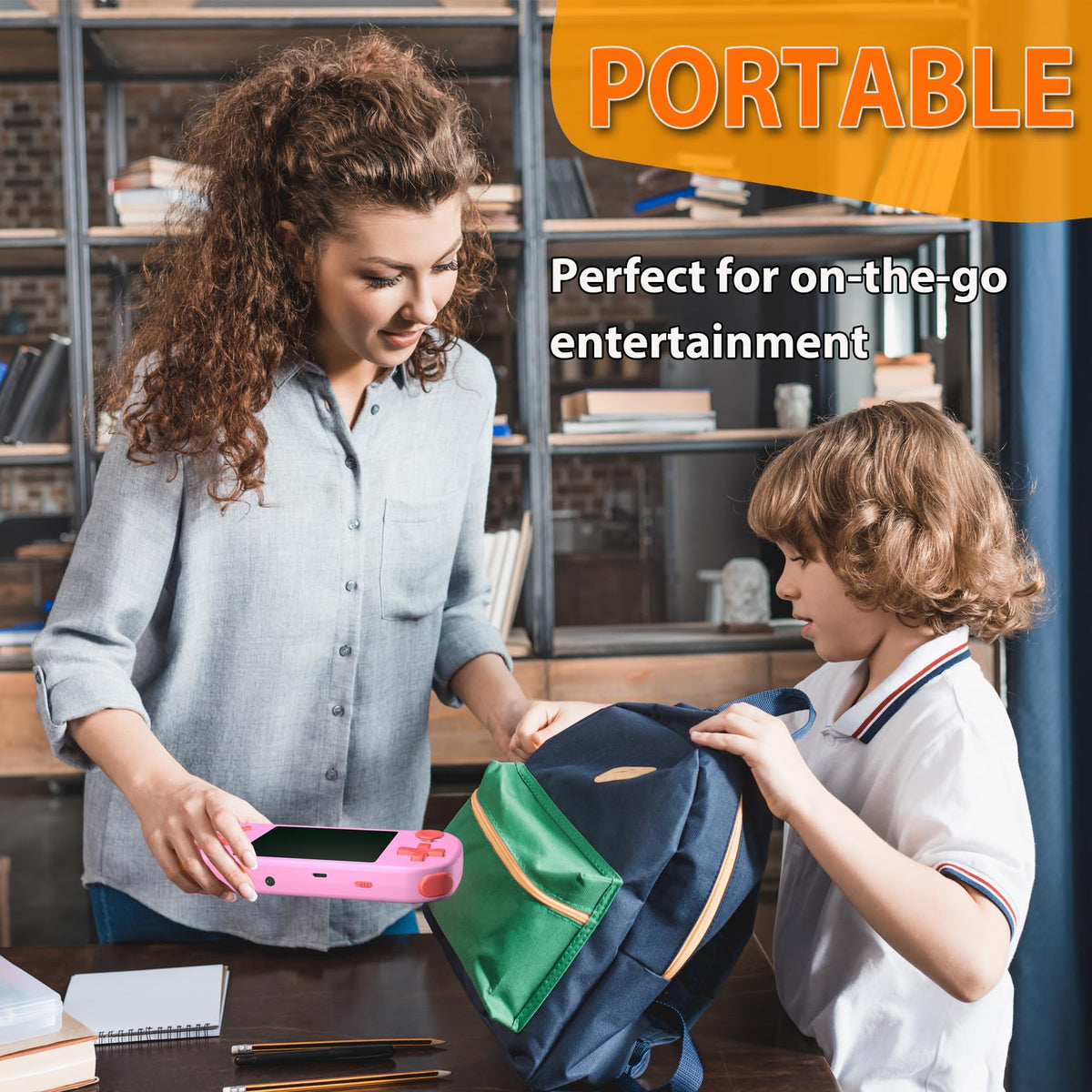Beico portable arcade for kids and families, helps screen-free entertainment