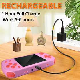 Beico rechargeable handheld in pink with long play time on the go