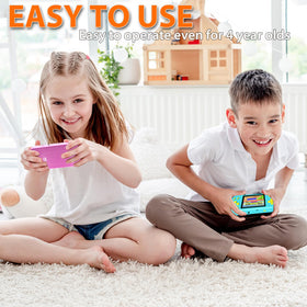 Beico Handheld Games easy-to-use controls suit kids and adults alike.