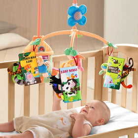 Beiens BPA-free washable cloth books ensure safe baby play.