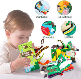 Beiens soft pages are easy for little hands to grip and explore.