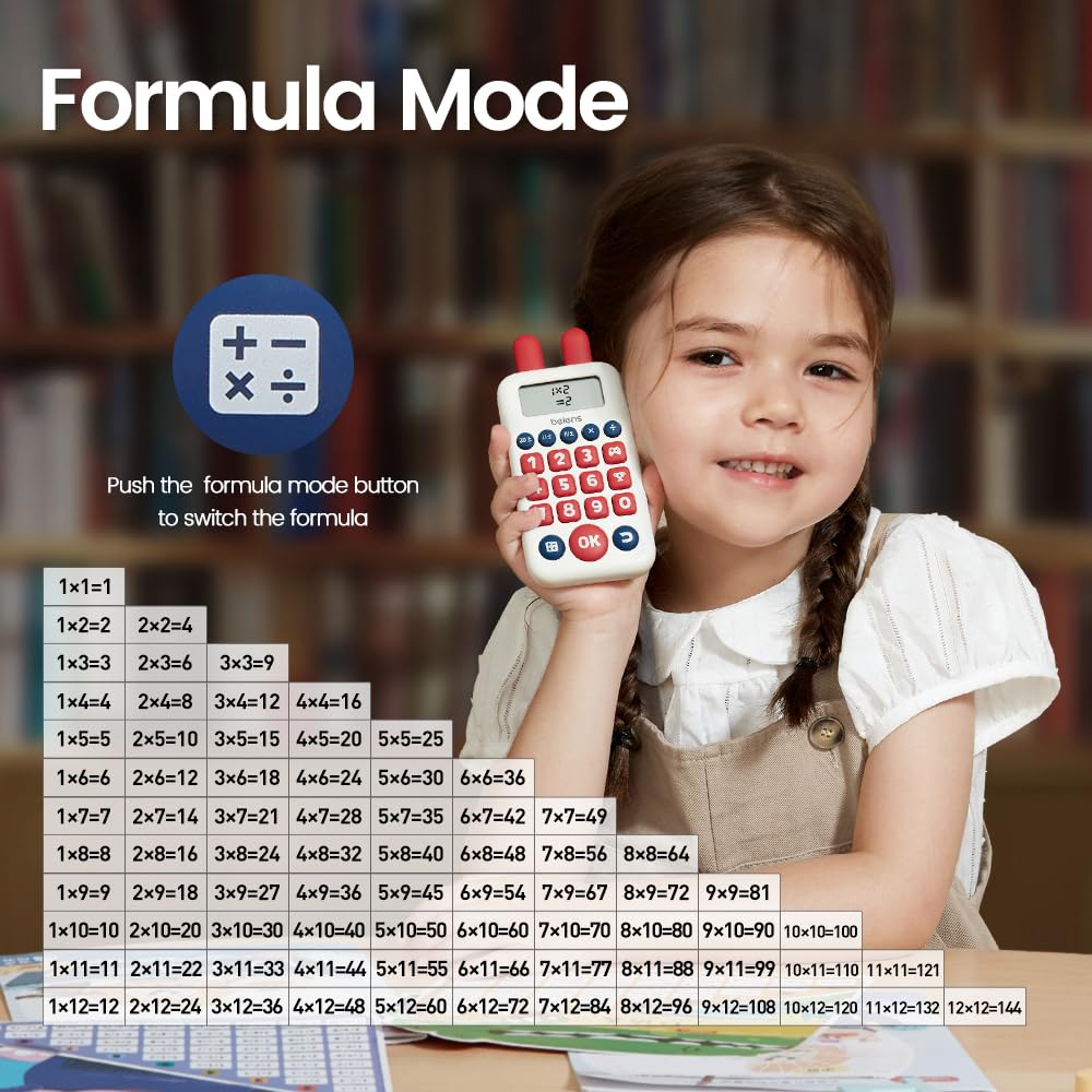 Beiens electronic math game four modes, engaging learning through play.