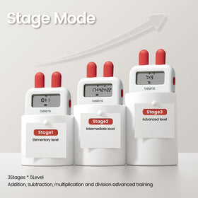 Beiens electronic math game travel-friendly, ideal for car rides and classrooms.