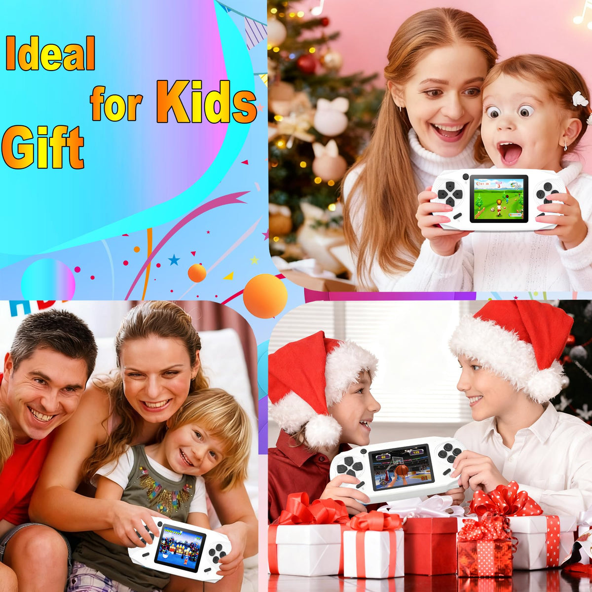 Beijue 16-bit handheld console boxed as a thoughtful gift for kids.