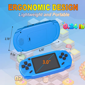 Beijue blue retro console is compact and gift-ready for travel
