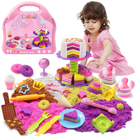 BEIREG Bakery Sensory Sand Kit 42-piece set for imaginative play