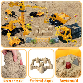 BEIREG digger and truck set, supports hands-on engineering play and motor skill practice.