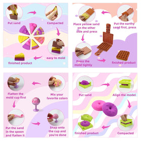 BEIREG ice cream molds collection for scoopable pretend treats