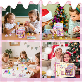 BEIREG Mini Bake Shop 14-mini-desserts set for display and play.