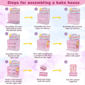 BEIREG Mini Bake Shop cake stand showcases finished treats beautifully.