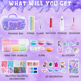 BEIREG Nano Tape Bubble Kit glitter tape variety for glossy bubbles.