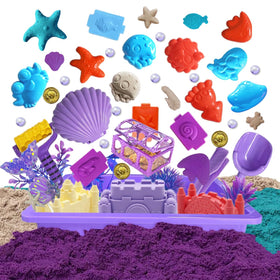 BEIREG Treasure chest with coins and shell box adds treasure-hunt fun.