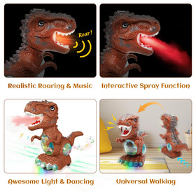 BEKALERZ lifelike dinosaur toy, two play modes boost engagement and learning