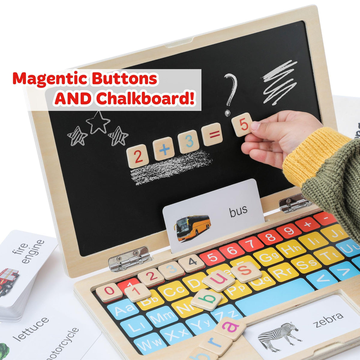 BEKILOLE BekiPad dual keyboard sets for shared play and early literacy