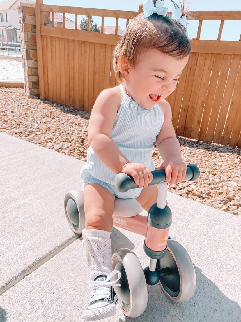 BEKILOLE LED wheels activate with motion, adding visual appeal and motivating activity for little riders.