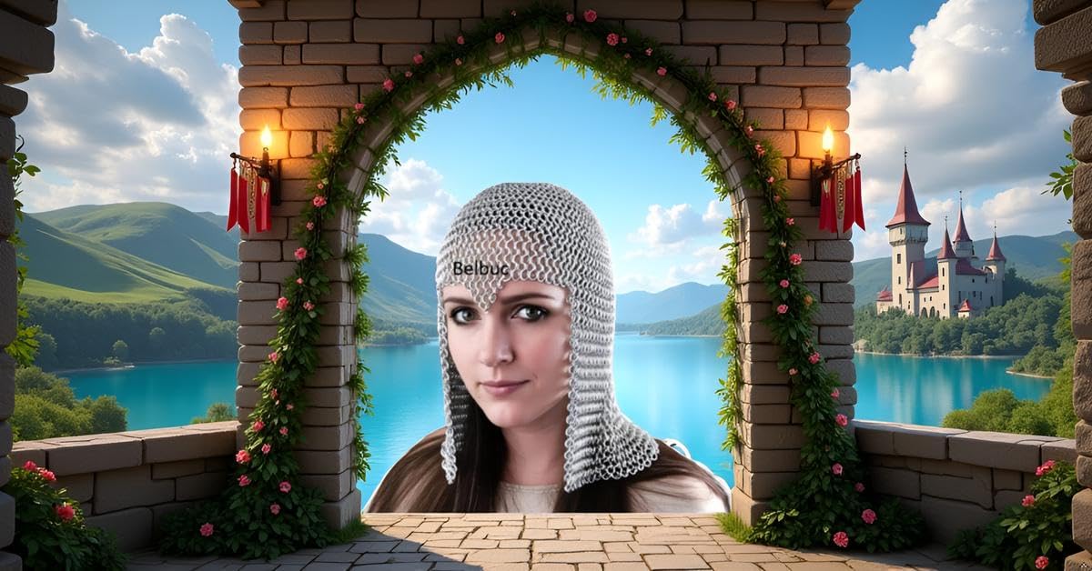 Belbuc lightweight hood, large size, easy wear during costume events.