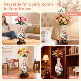 BELEEV vase base stability supports secure display on desk or shelf.