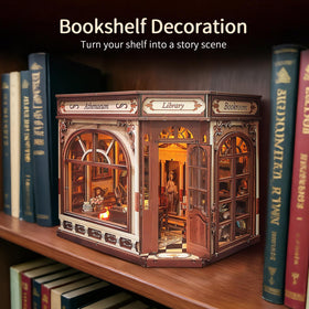 BELEEV Book Nook Kit assembly process demonstrates beginner-friendly steps