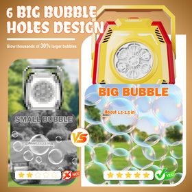 Belemar Bubble Machine 320ml tank clearly visible for level checks