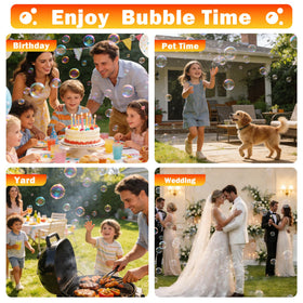 Belemar Bubble Machine during a birthday setup for memories