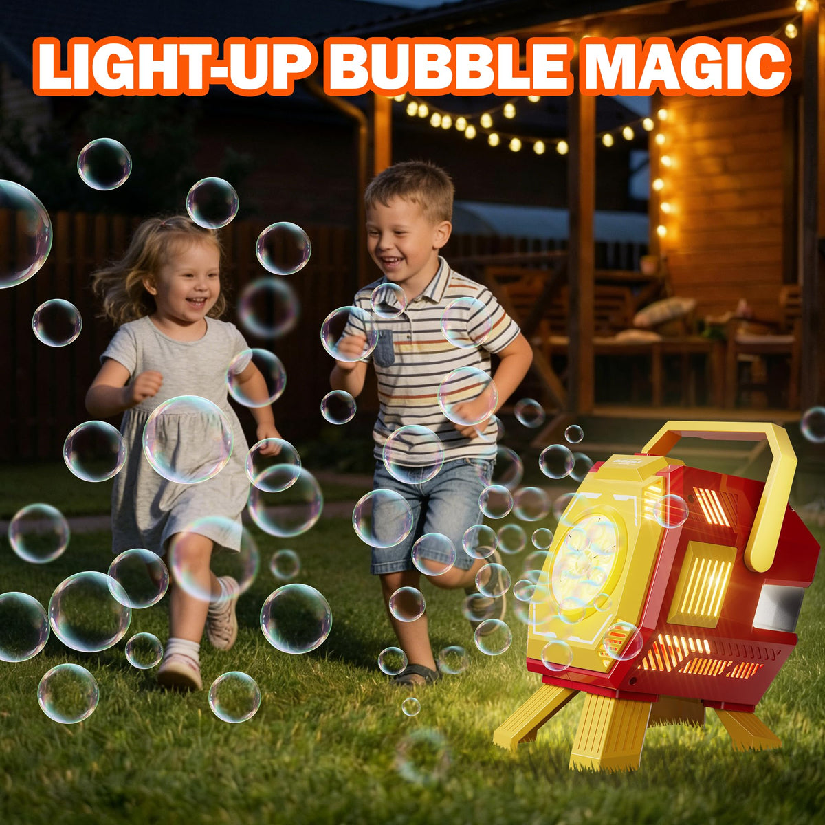 Belemar Bubble Machine carry handle enables easy transport