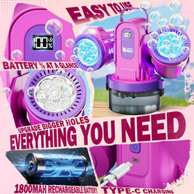 Belemar bubble machine remote control enables easy operation from distance