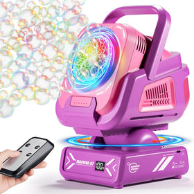 Belemar bubble machine with remote control for effortless party setup