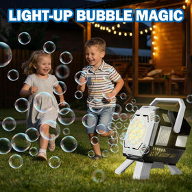 Belemar Bubble Machine lights add a shimmering ambience to events.