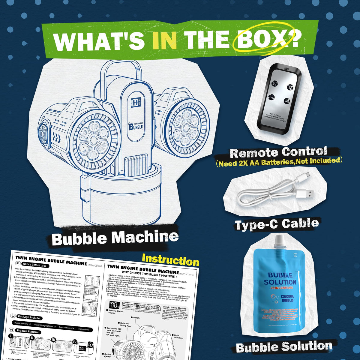Belemar portable bubble machine perfect for kids' parties and weddings