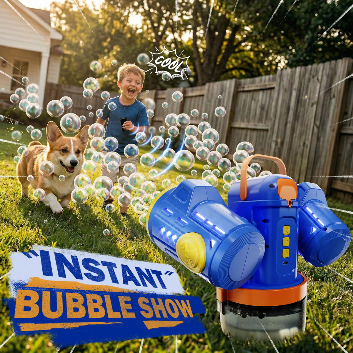 Belemar rotation coverage provides 360-degree bubble spread for events.