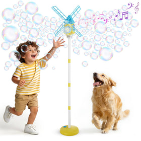 Belemar Windmill Bubble Machine stands tall, ideal as a playful party centerpiece.