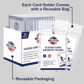 Belifun durable case provides dust and scratch protection for cards
